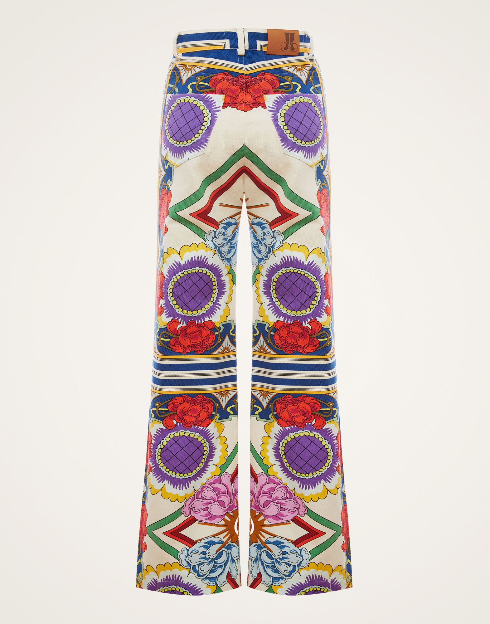 La DoubleJ Flare Jeans Taormina Plac&eacute;e Rust TRO0099COT046LRT01WH04