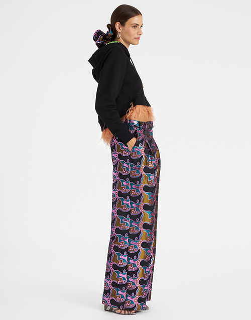 La DoubleJ Loose Pants Spritz Blue Petrol TRO0113JCQ040SPR03BU05