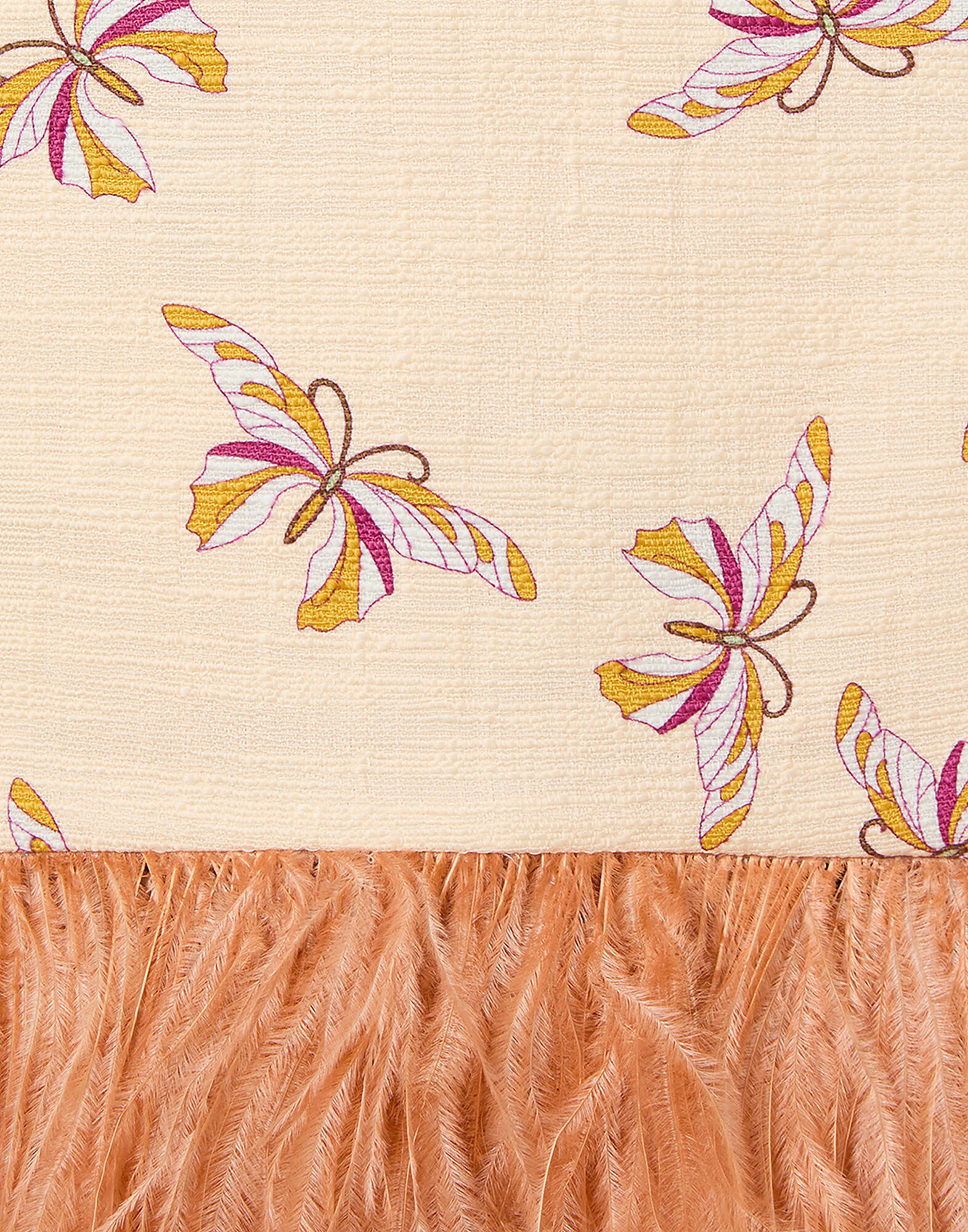 La DoubleJ La Scala Top Farfalla Buttercream TOP0013COT005FAR08WH09