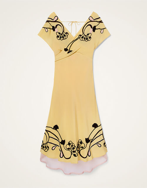 La DoubleJ Foyer Dress Solid Yellow DRE1066CRE001SOLIDYE03