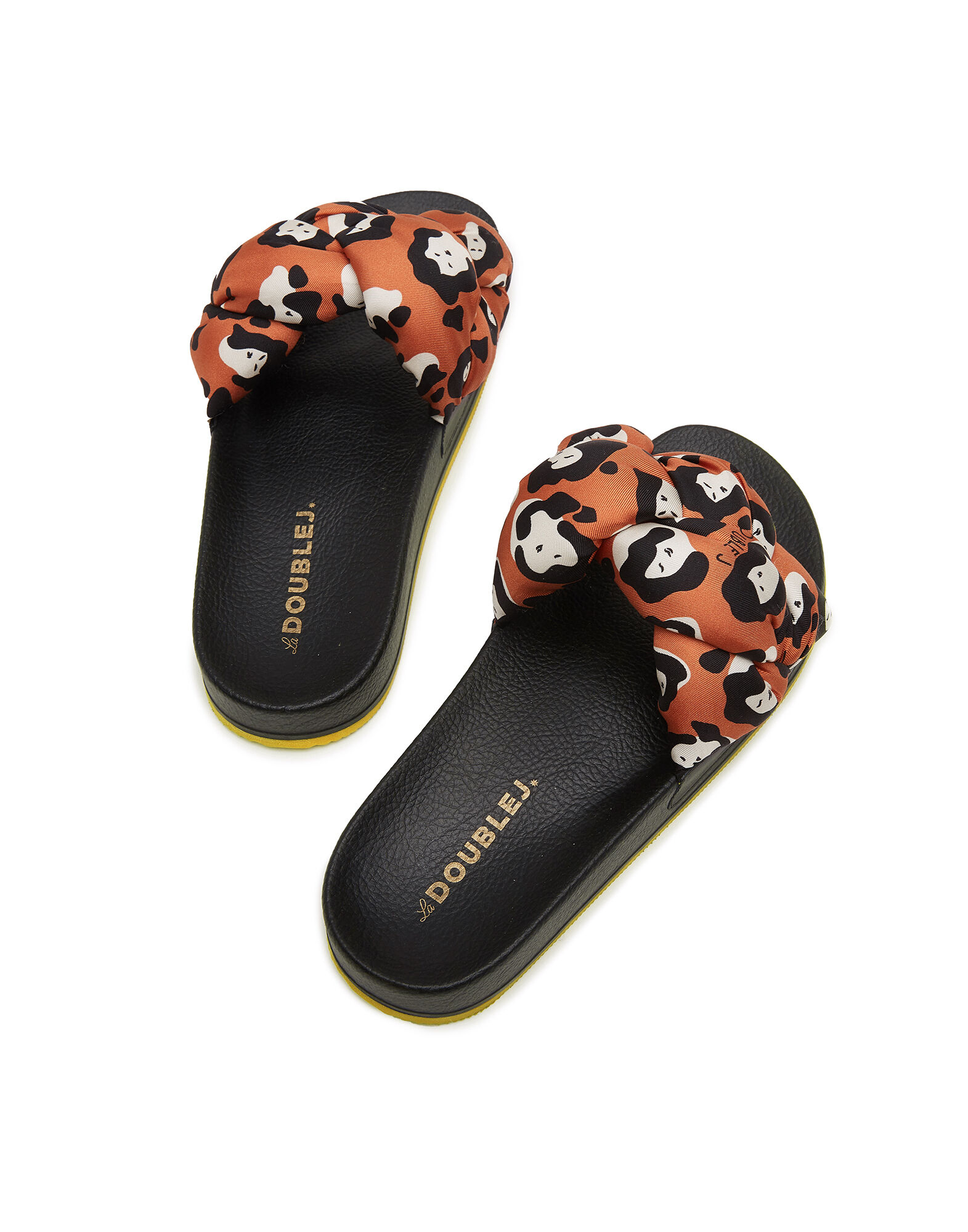 La DoubleJ Treccia Slides Lady Leopard SHO0005FOD001LLE0001