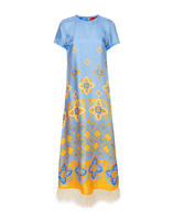 La DoubleJ Swing Dress La DoubleJ Swing Dress Partenope Light Blue DRE0316SIL001PRT01BU01