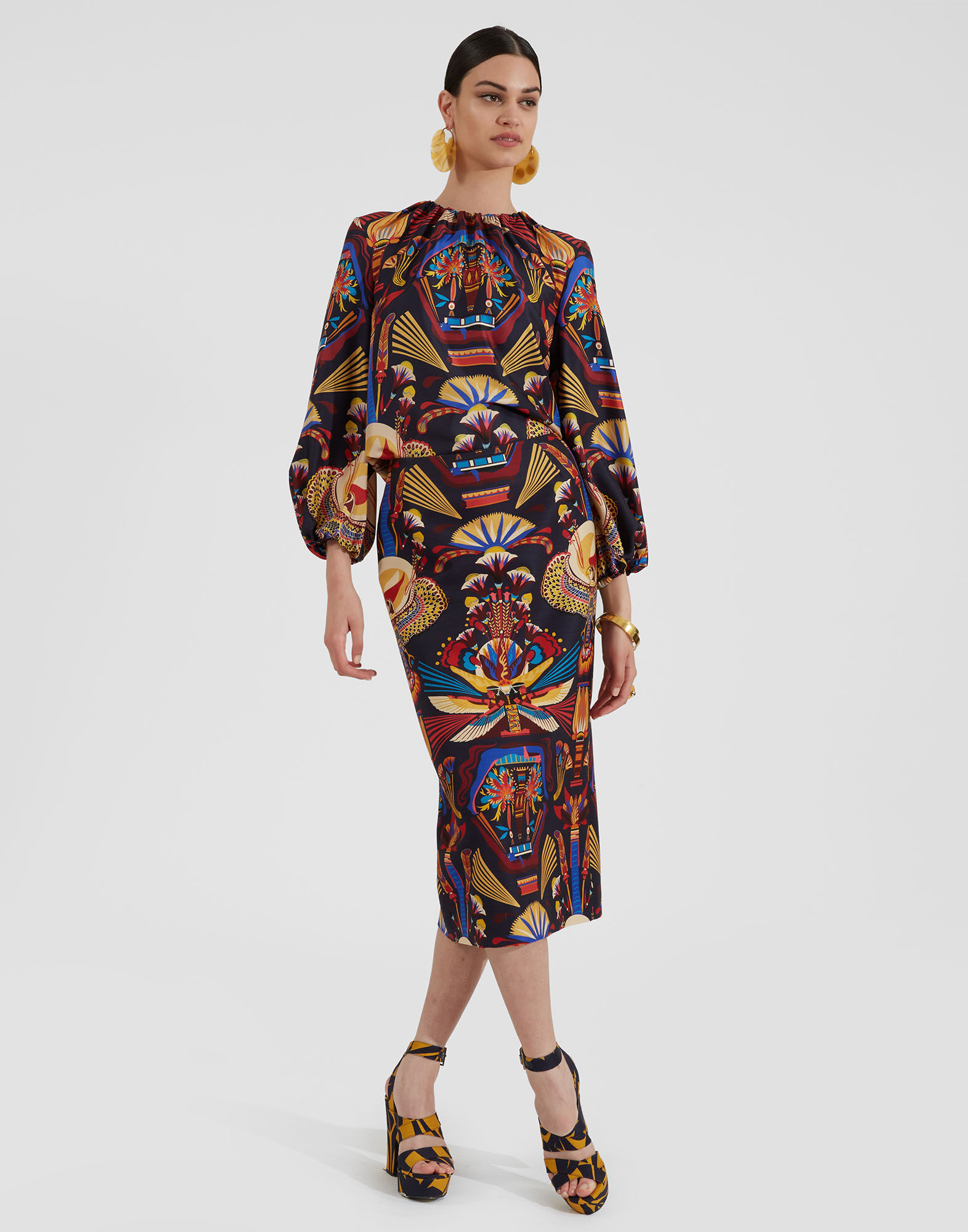 La DoubleJ Charming Top Nephthys Navy TOP0021SIL001NEP01BU06