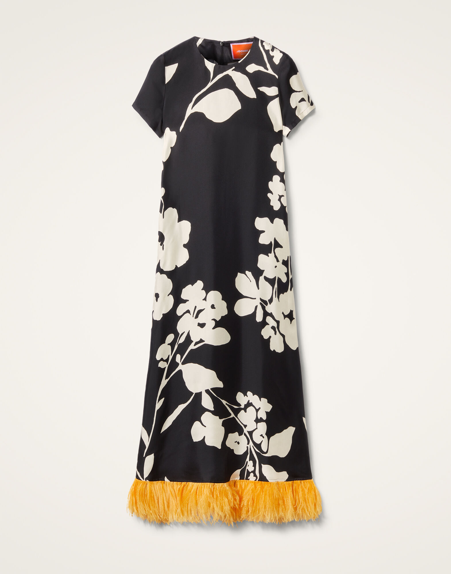 La DoubleJ Swing Dress (With Feathers) Winter Jasmine DRE0316SIL001WIJ0001