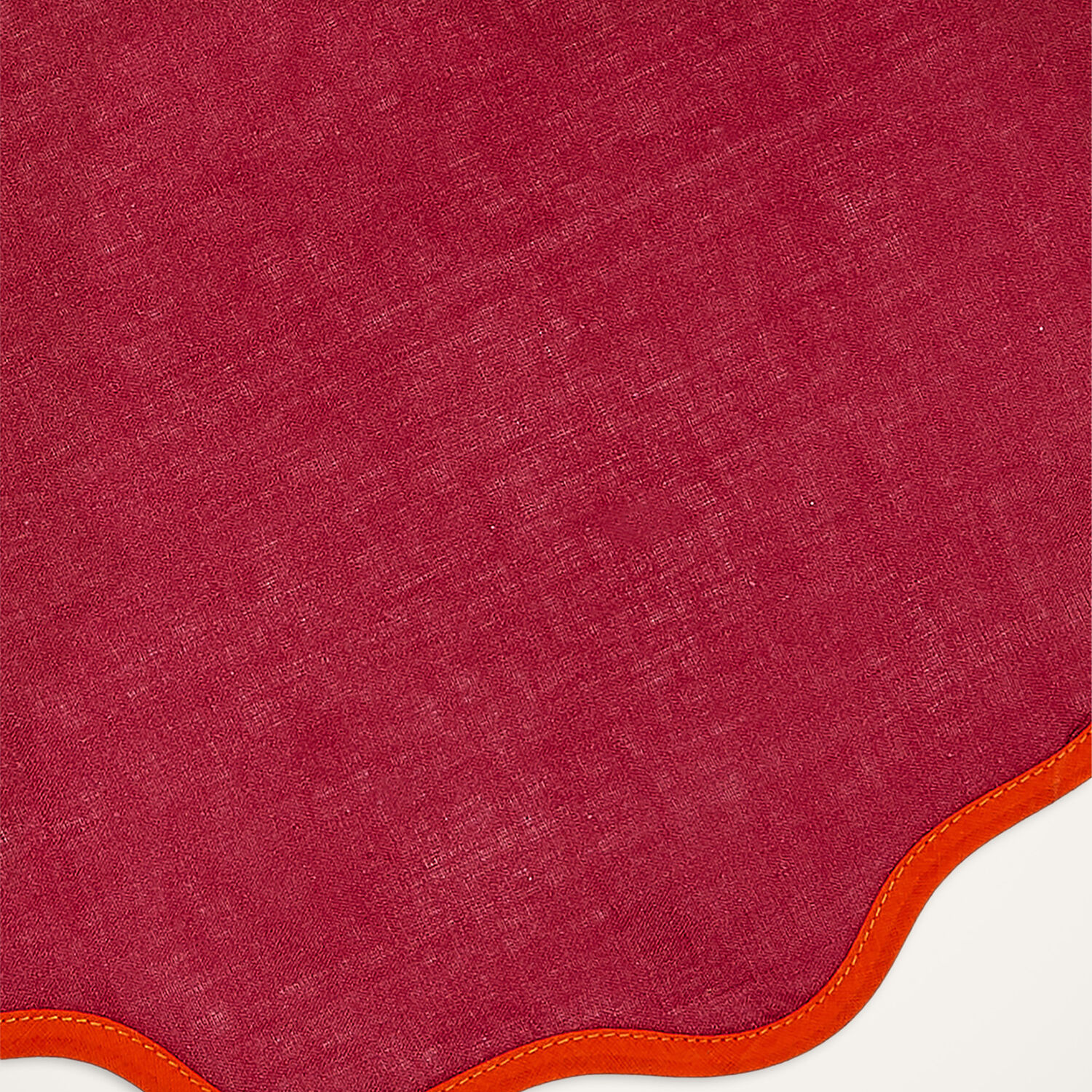 La Doublej Cloud Placemat Set Of 2 In Rainbow Raspberry