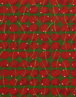 La DoubleJ Placemat Set Of 2 La DoubleJ Placemat Set Of 2 Cherries Verde TBM0001LIN001CHY0004