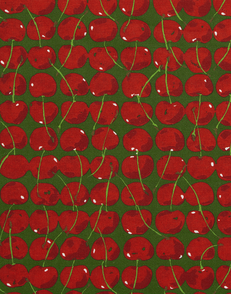 La DoubleJ Placemat Set Of 2 La DoubleJ Placemat Set Of 2 Cherries Verde TBM0001LIN001CHY0004