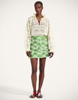 La DoubleJ Short Skirt La DoubleJ Short Skirt Tropicana White SKI0027JCQ112TRC03WH01