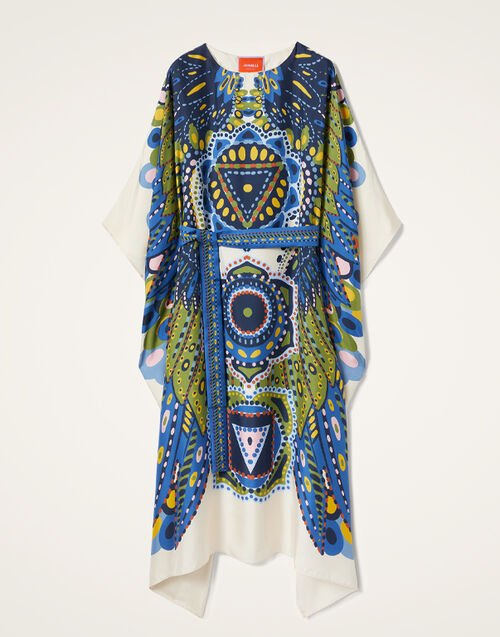 La DoubleJ Square Kaftan Chakra Plac&eacute;e Multicolor DRE0872SIL006CHA05MU01