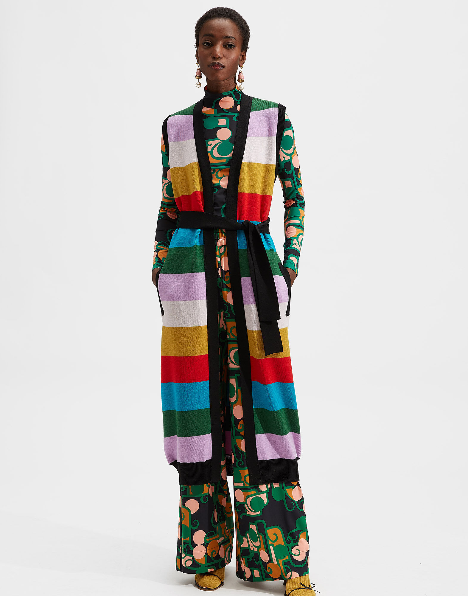 LaDoubleJ Palazzo Pants Deco TRO0003VIS001DEC0001