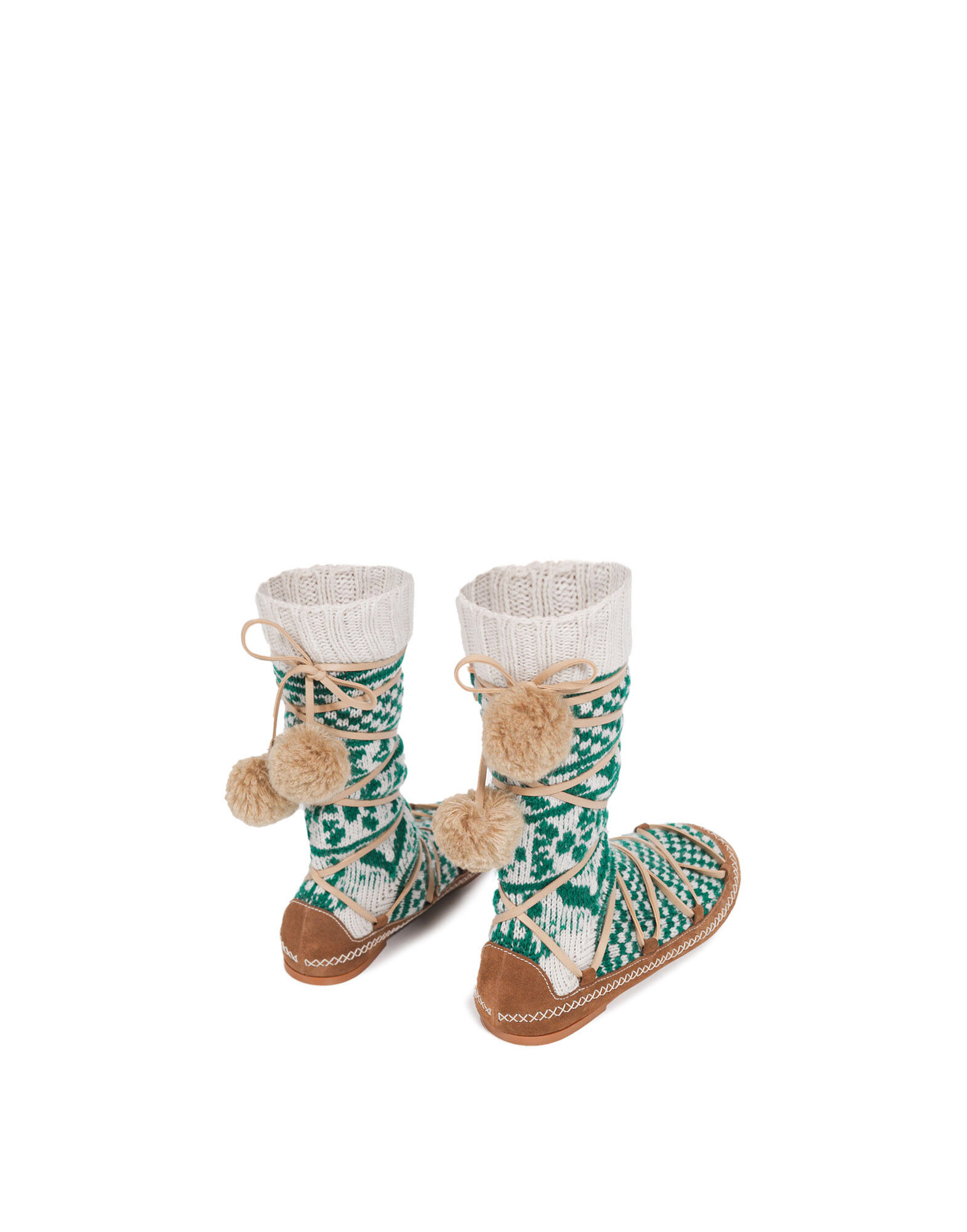 La DoubleJ Sock Boots Fiori SHO0036WOL011FIO0011