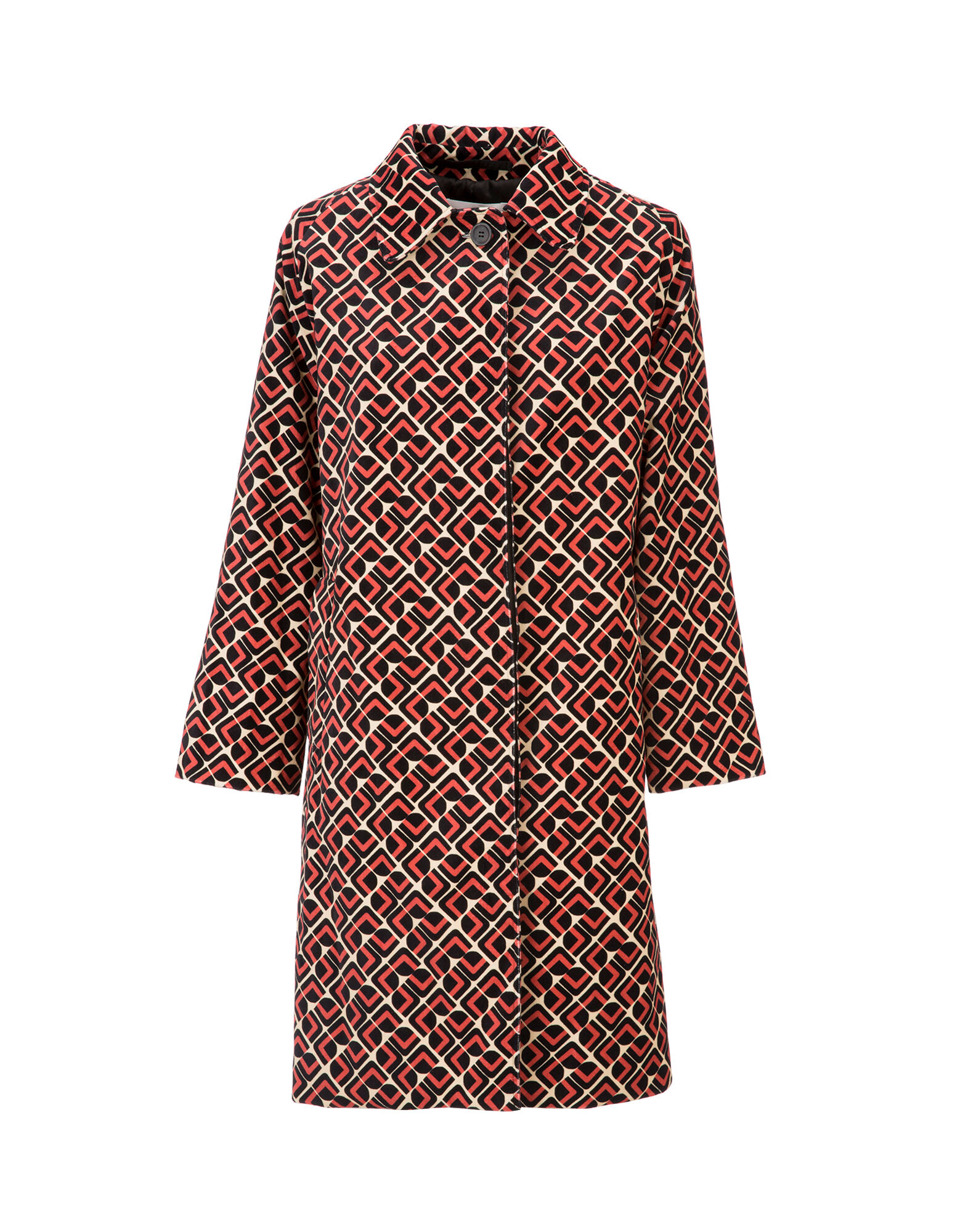 LaDoubleJ Velvet Loden Coat Domino Rosa JAC0003VEL001DOM0001