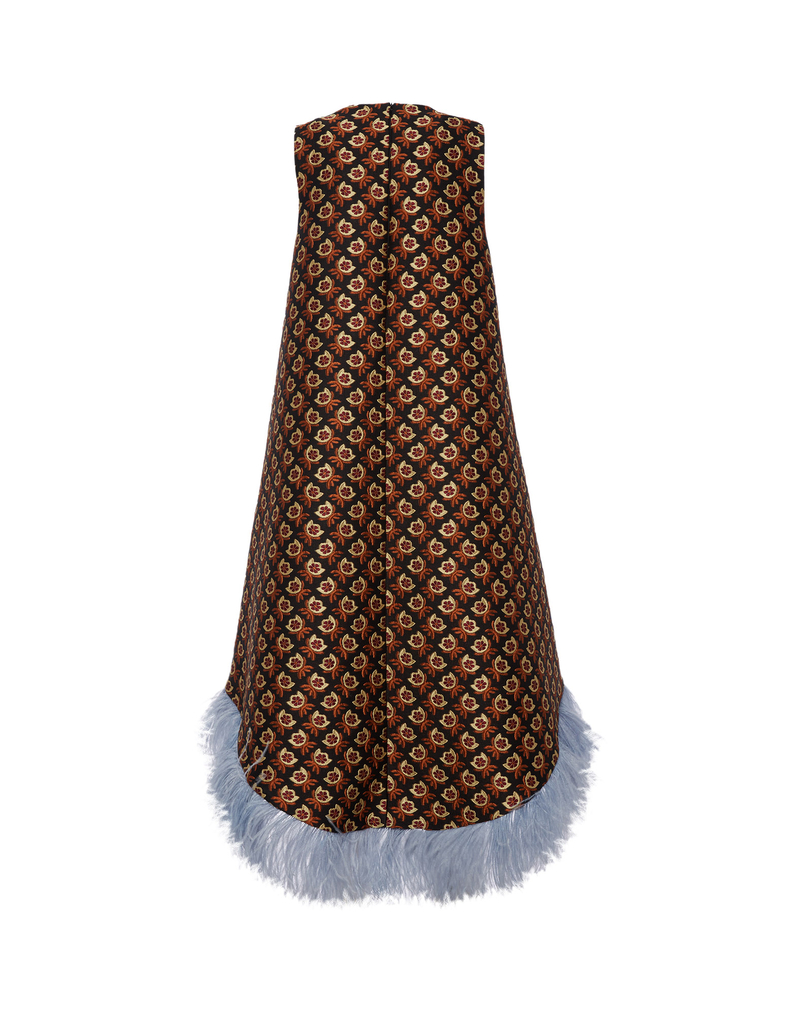 La DoubleJ La Scala High Dress (With Feathers) La DoubleJ La Scala High Dress (With Feathers) Bella Nero DRE0211JAC034MUL0049