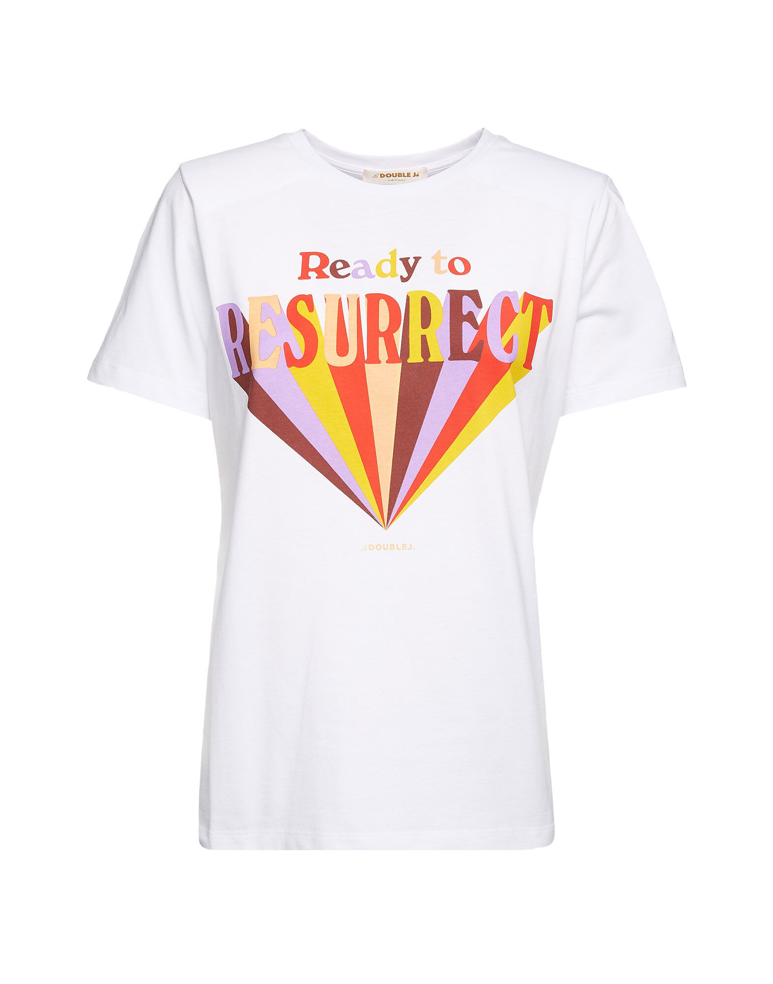 LaDoubleJ Slogan T-shirt Ready To Resurrect SHI0031JER010SLO0002