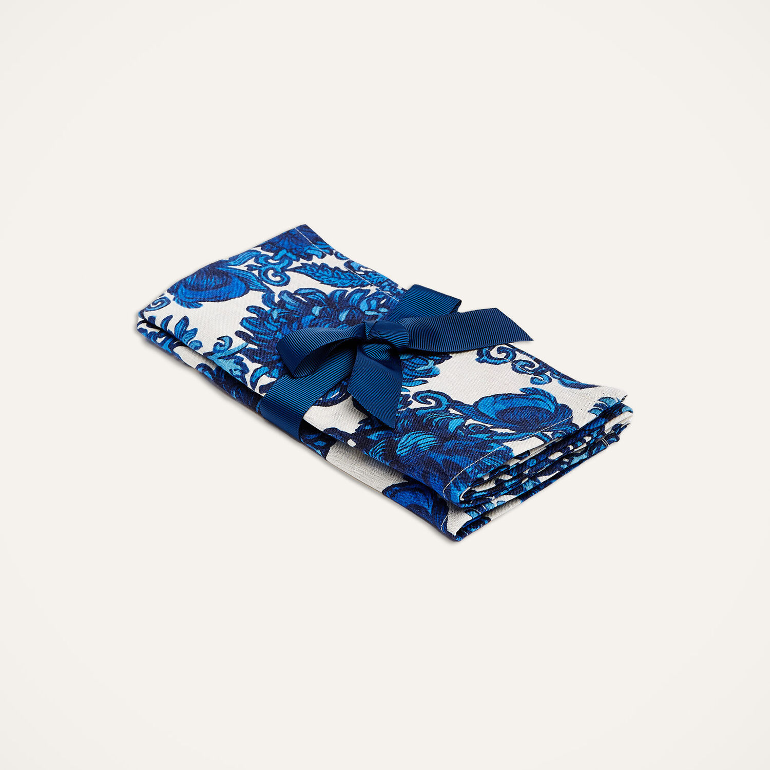 La Doublej Large Napkins Set Of 2 (45x45) In Anemone Small