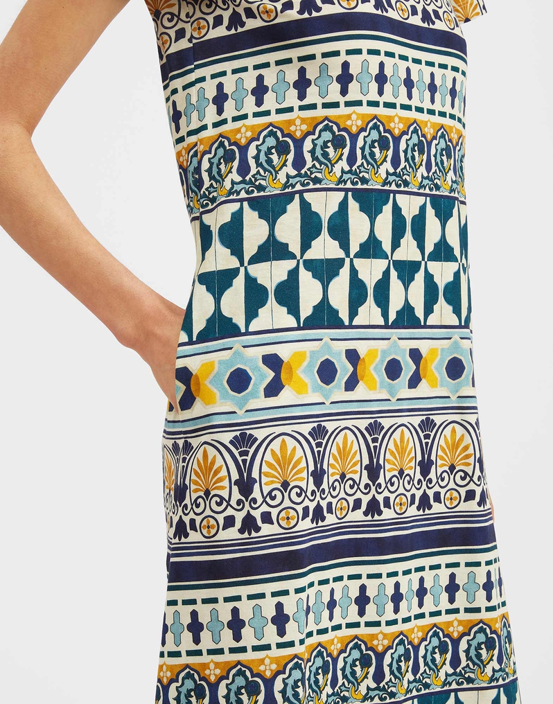 La DoubleJ Sporty Swing Dress La DoubleJ Sporty Swing Dress Casareale Small Placèe Cream DRE0247JER002REA02WH03