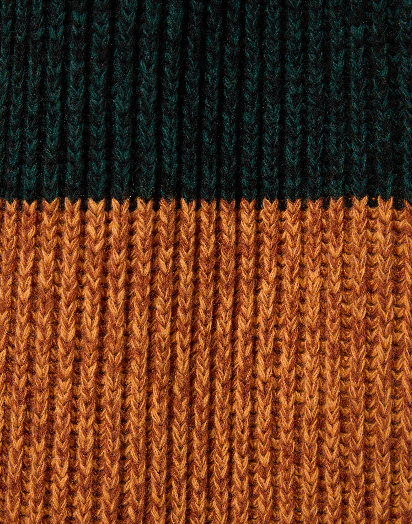 La DoubleJ Gala Cape Color Block Dark Green & Rust JAC0185KNI188VA438GR03