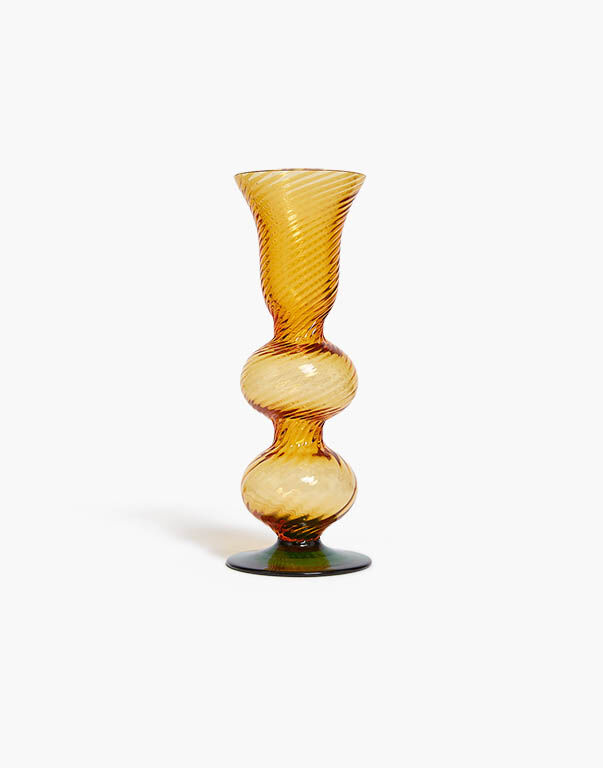 La DoubleJ Baby Bubble Candle Stick Solid Amber OTC0001MUR001SOLIDYE10
