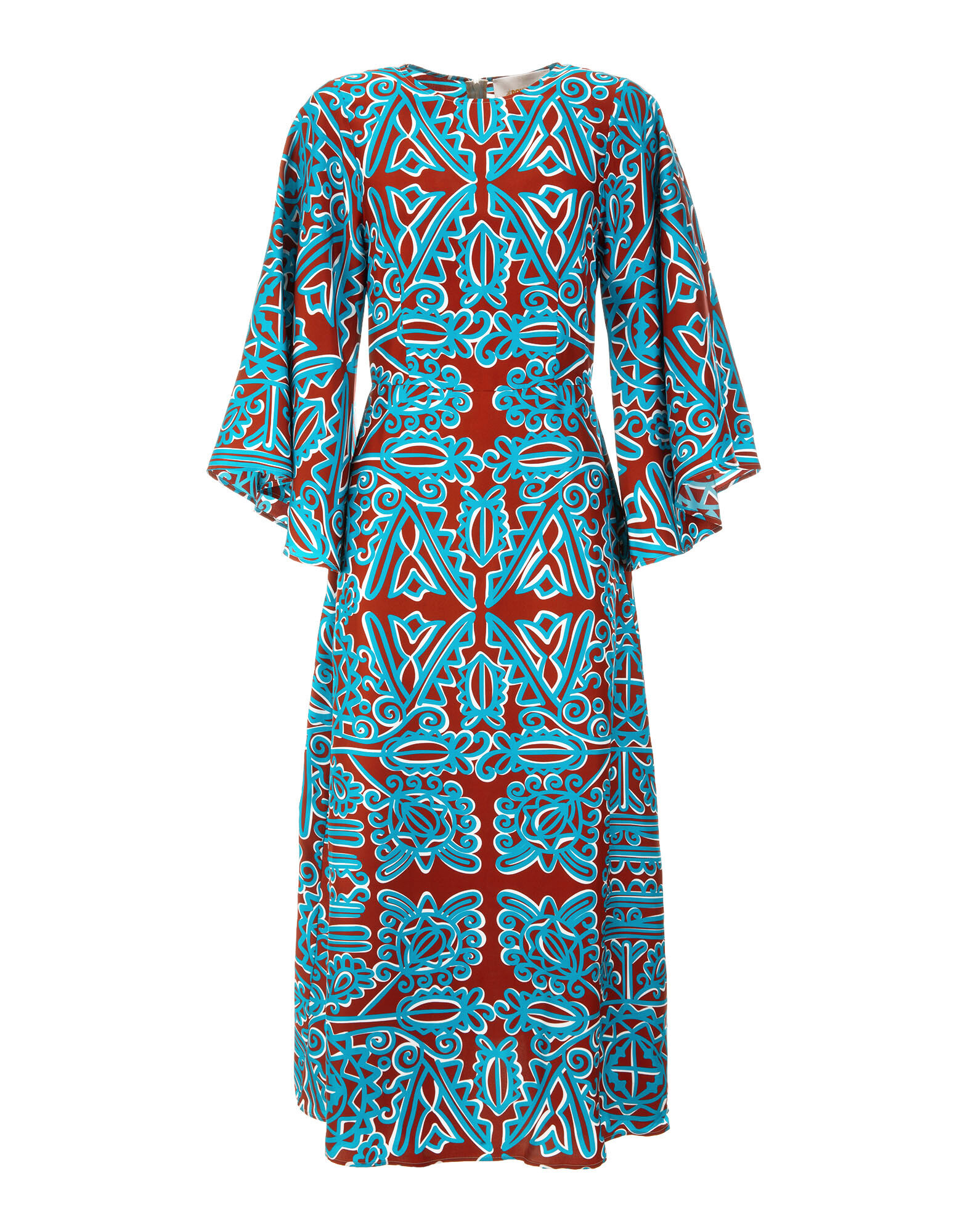 LaDoubleJ Sorella Dress Parnaveg Turchese DRE0179SIL001PRN0003