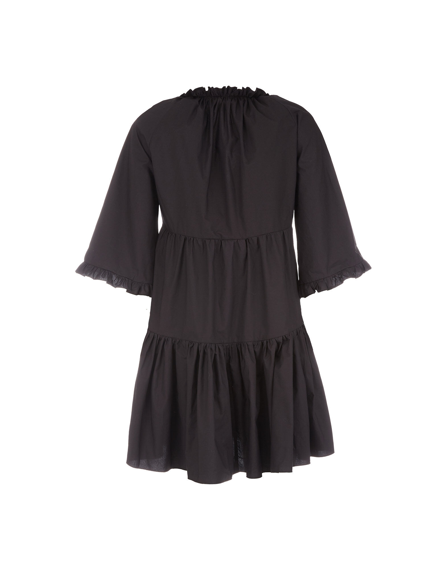 LaDoubleJ Short Dove Dress Solid Black DRE0261COT001BLA0001