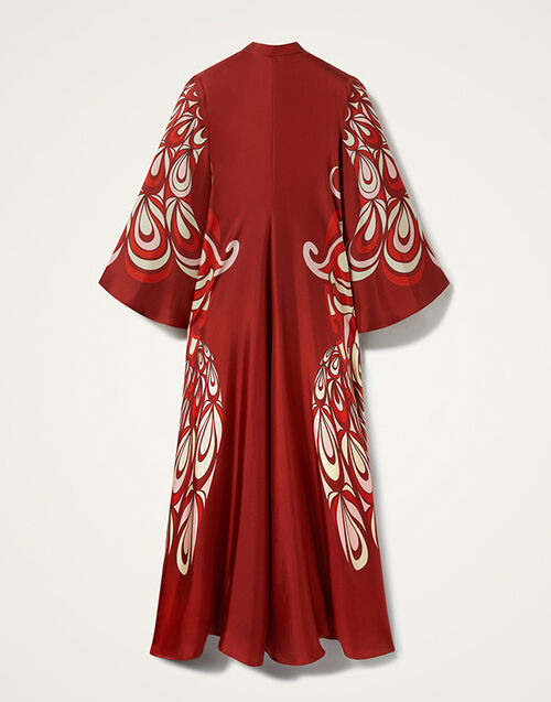 La DoubleJ Magnifico Dress Phoenix Placée Burgundy DRE0232SIL006PHO01RE02