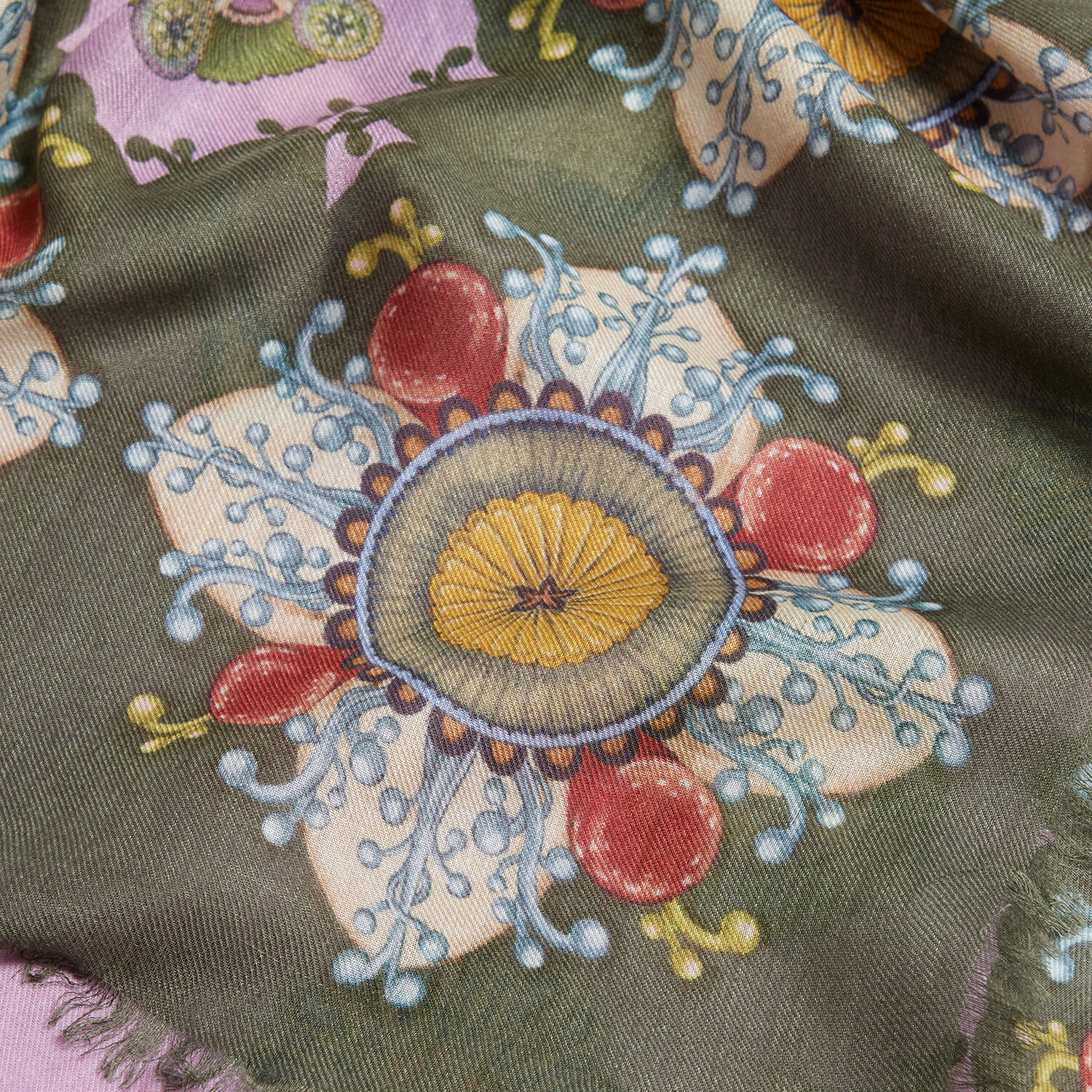 La Doublej Square Scarf In Pink