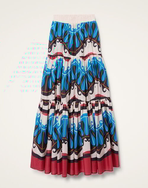 La DoubleJ Big Skirt La DoubleJ Big Skirt Pacific Blue Petrol SKI0001COT003PCF02BU05