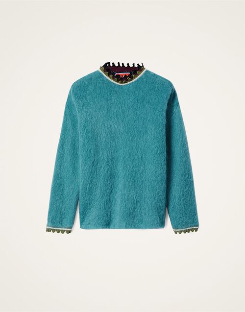 La DoubleJ Camden Jumper Solid Turquoise PUL0165KNI170SOLIDBU08