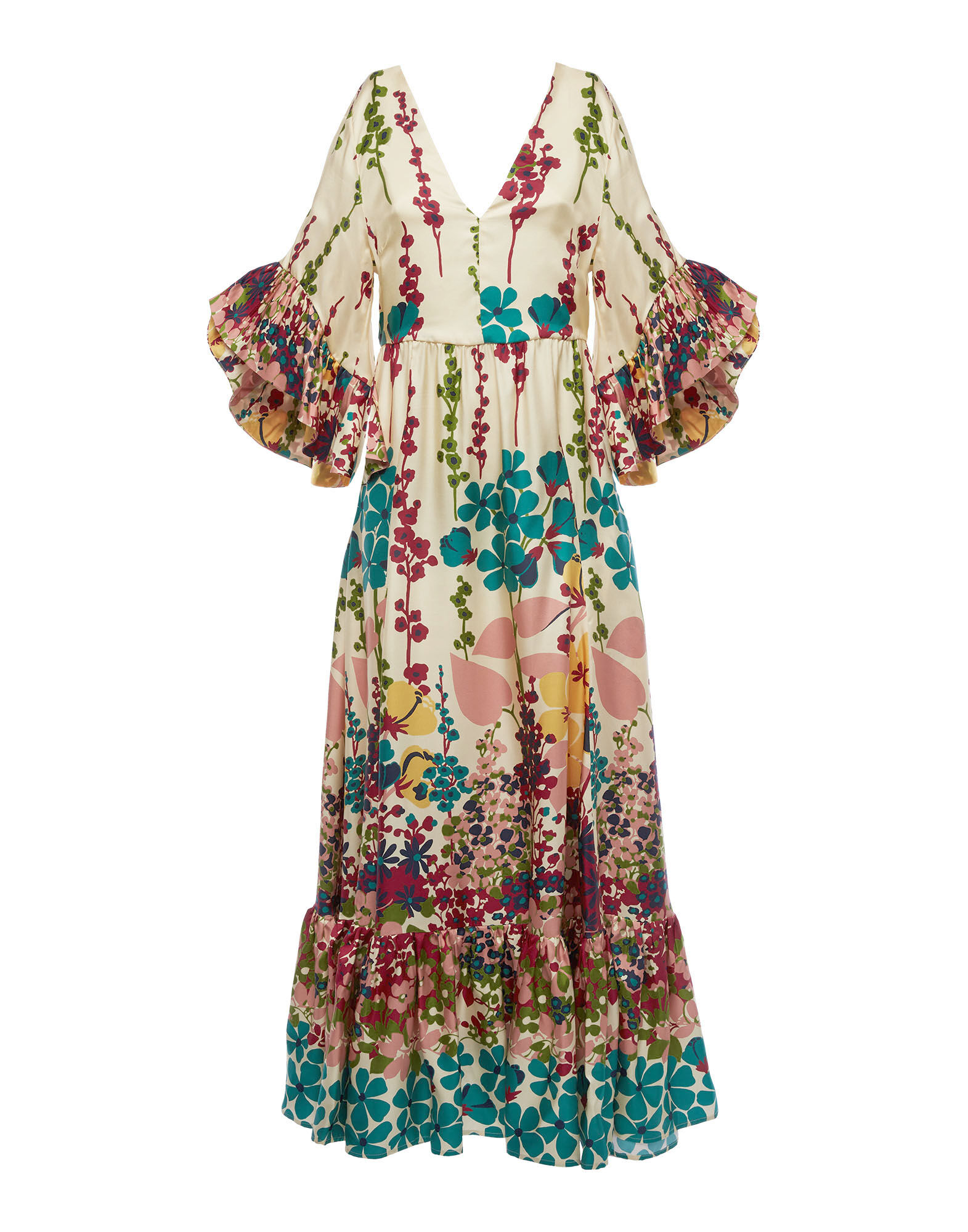 LaDoubleJ Bella Dress Cascata DRE0266SIL001CAS0001