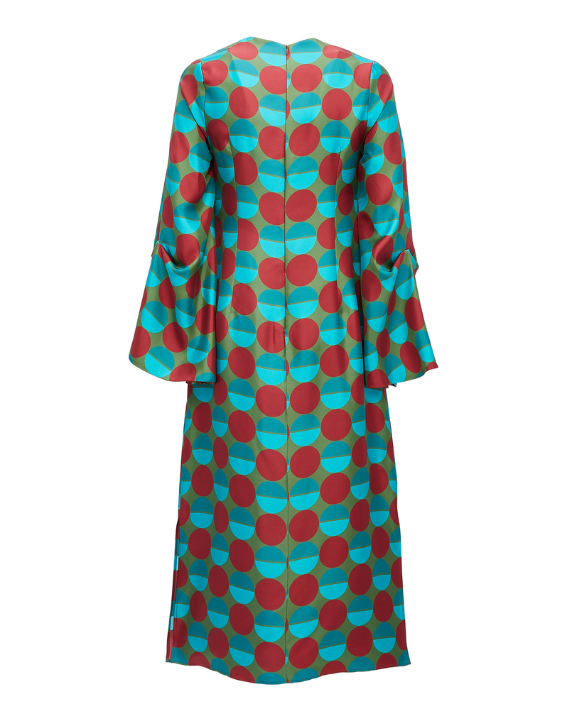 La DoubleJ Flicker Dress La DoubleJ Flicker Dress Sfere Grandi Verde DRE0436SIL001SFE0015