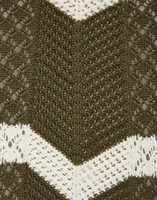 La DoubleJ Chevron Skirt Solid Camouflage SKI0126KNI084VA254GR08