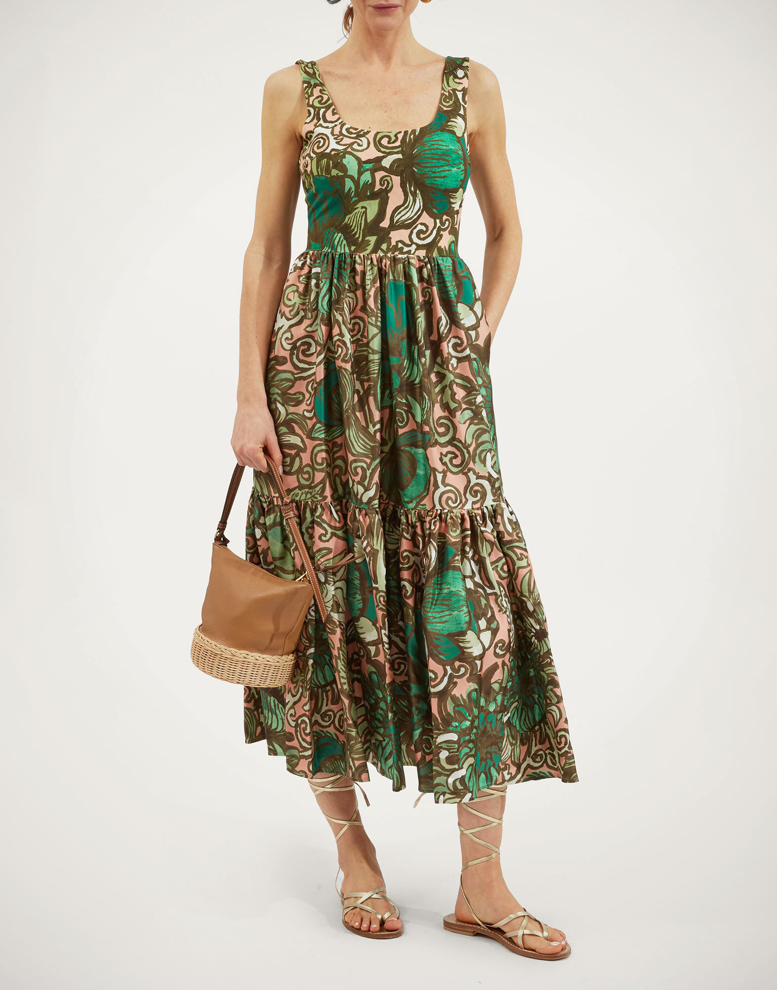 La DoubleJ Capri Dress Anemone Pink DRE0479SIL001ANE02GR05