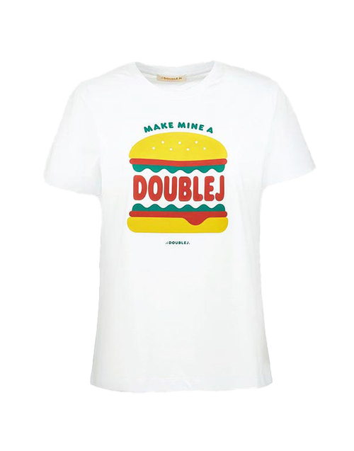 LaDoubleJ Slogan T-shirt Make Mine A DoubleJ SHI0054JER010SLO0009