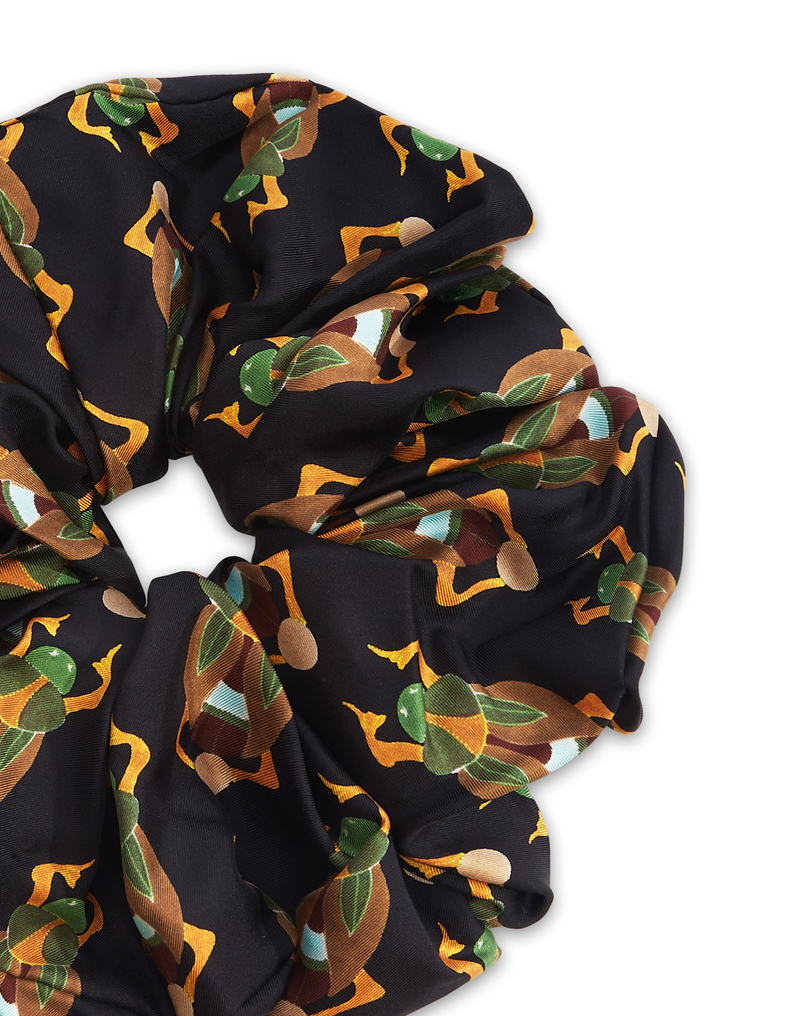 La DoubleJ Giga Scrunchie La DoubleJ Giga Scrunchie Scarab Black SCR0003SIL001SCA01BL01