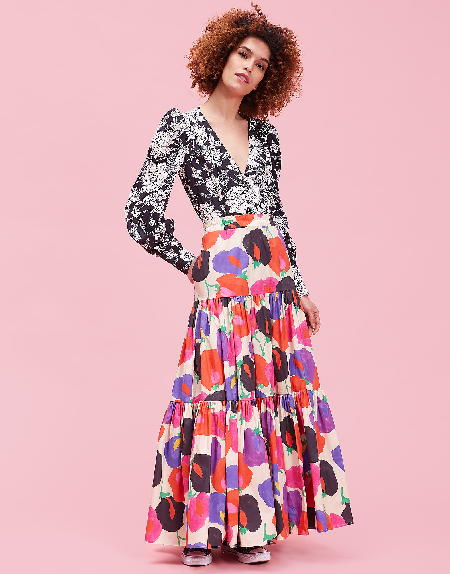 LaDoubleJ Smokin'hot Shirt Lilium Nero SHI0015SAB001LIL0004