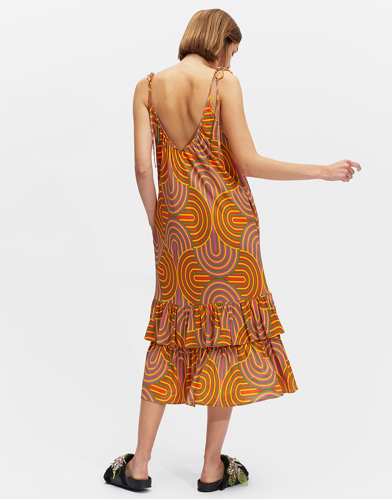 LaDoubleJ Simps Dress LaDoubleJ Simps Dress Slinky Giallo DRE0076JER004SLI0003