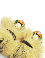 LaDoubleJ LDJ X Fabrizio Viti Feathered Jean Clogs LaDoubleJ LDJ X Fabrizio Viti Feathered Jean Clogs Lucky Charms SHO0002COT017CHA0001