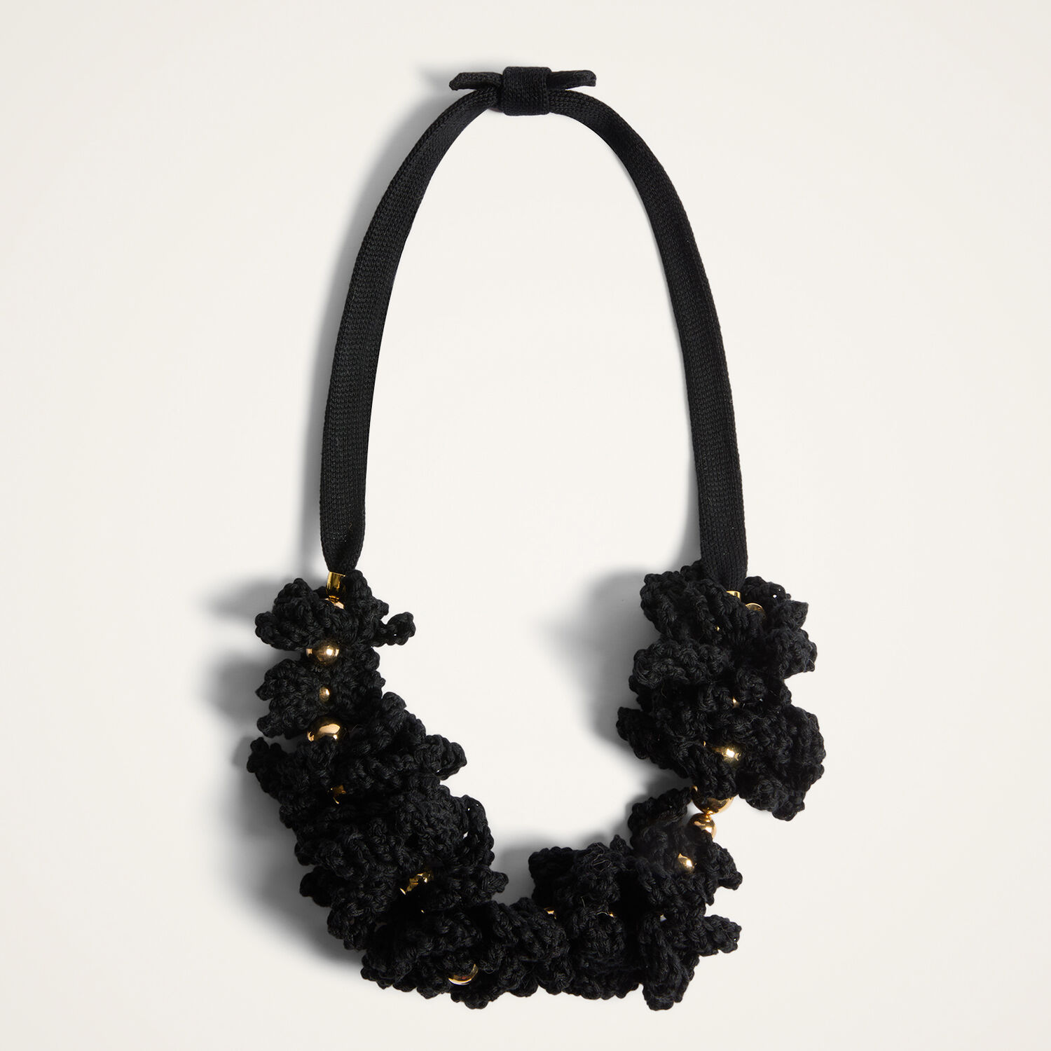  La Doublej Necklaces Women - Bonanza Choker Black Cotton Crochet One Size 80% Cotton 18% Pmma 2% Brass 