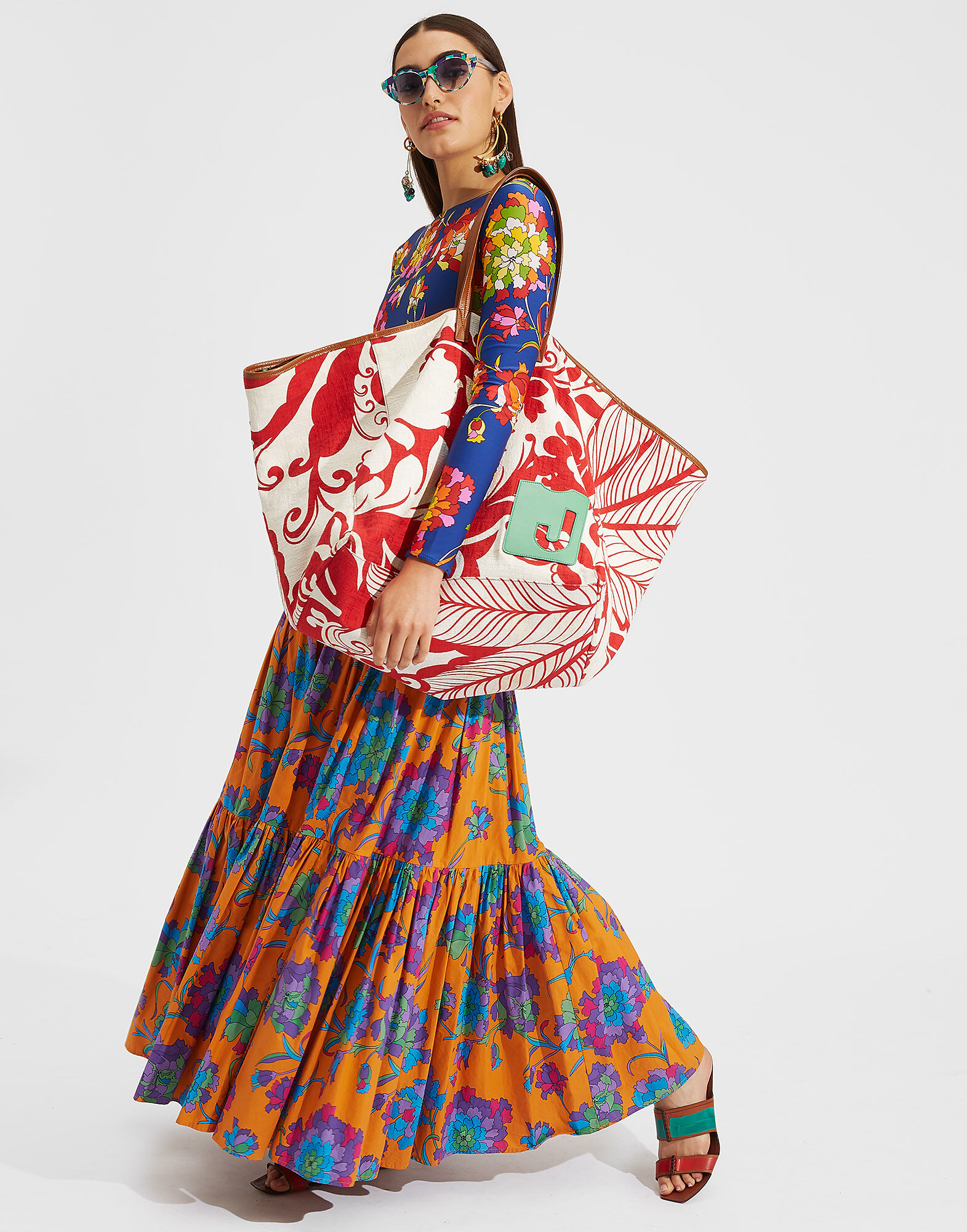 LaDoubleJ Surf Suit Dandelion Blu SWI0001LYC001DAN0003