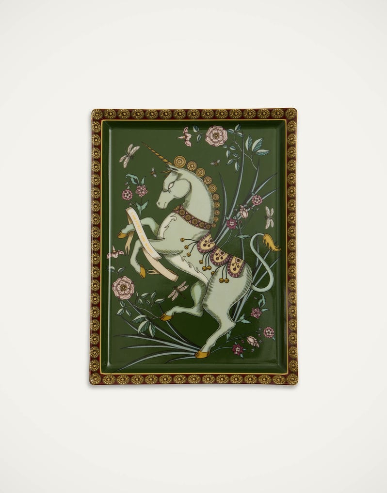 La DoubleJ Trinket Tray La DoubleJ Trinket Tray The Unicorn Dark Green TRI0008CER001UNI01GR03