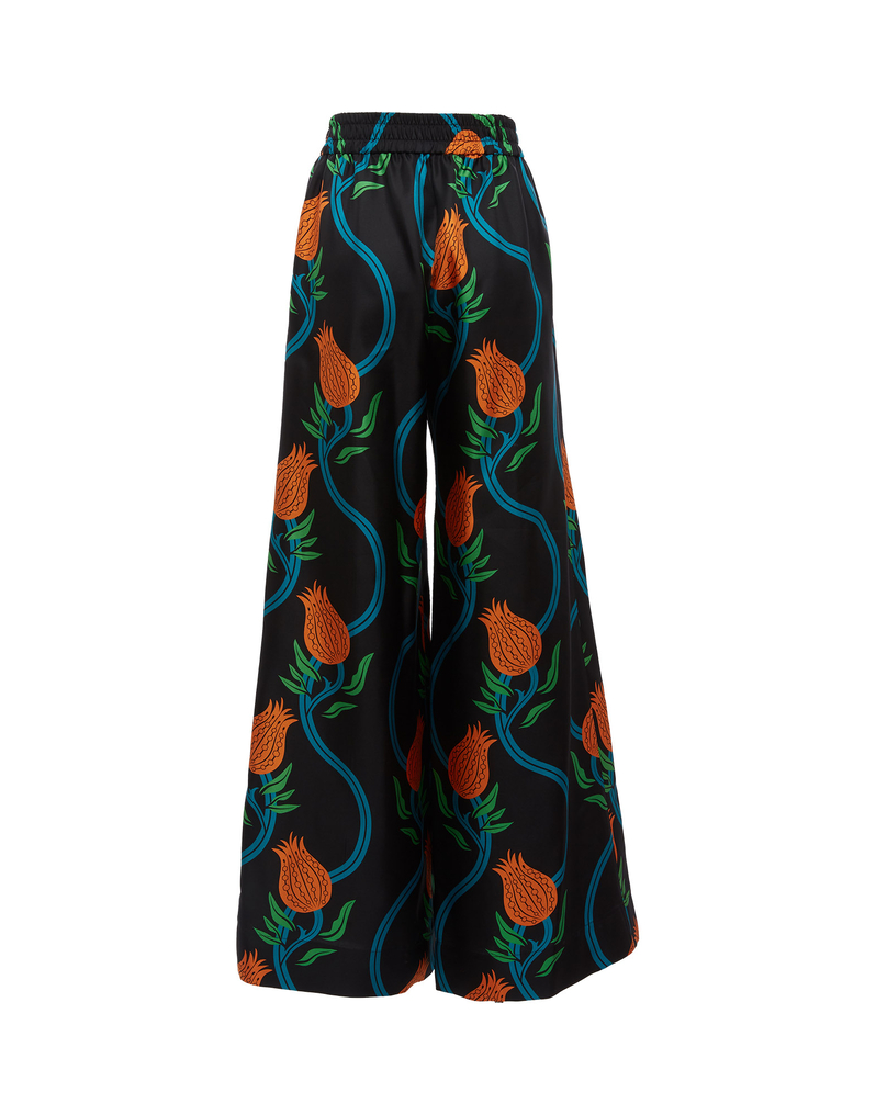 La DoubleJ Palazzo Pants La DoubleJ Palazzo Pants Melograno Nero TRO0003SIL001MEL0003