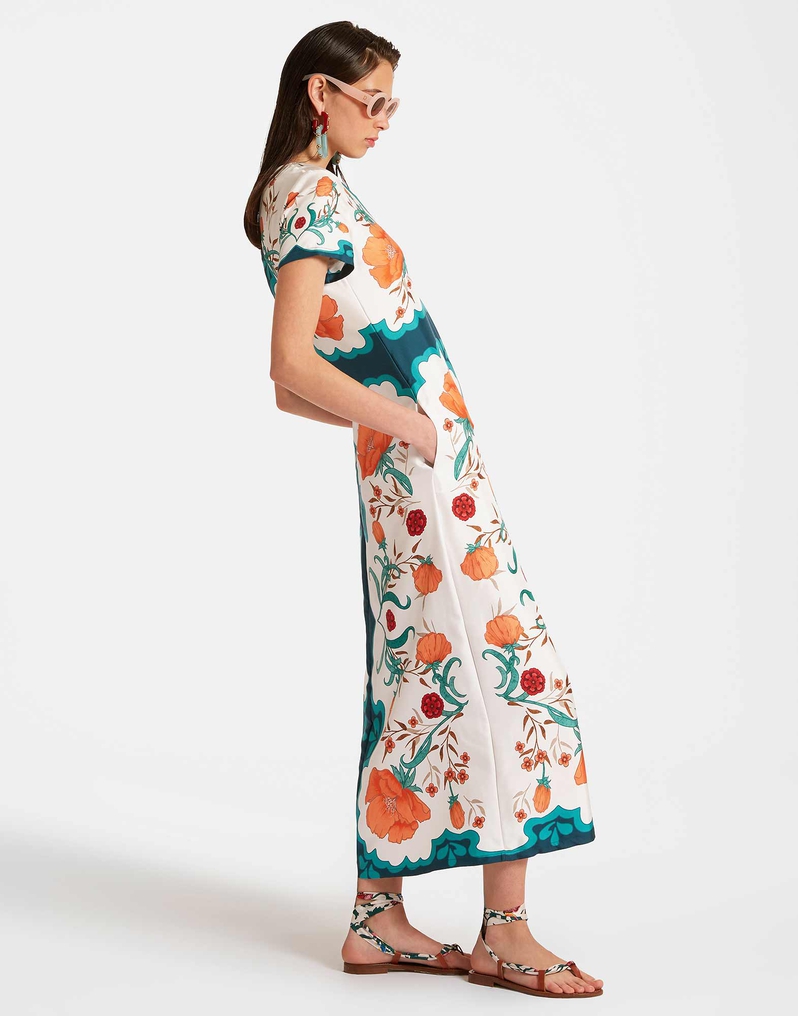 La DoubleJ Swing Dress La DoubleJ Swing Dress Morpheus Placée Orange DRE0128SIL001MOR01OR02