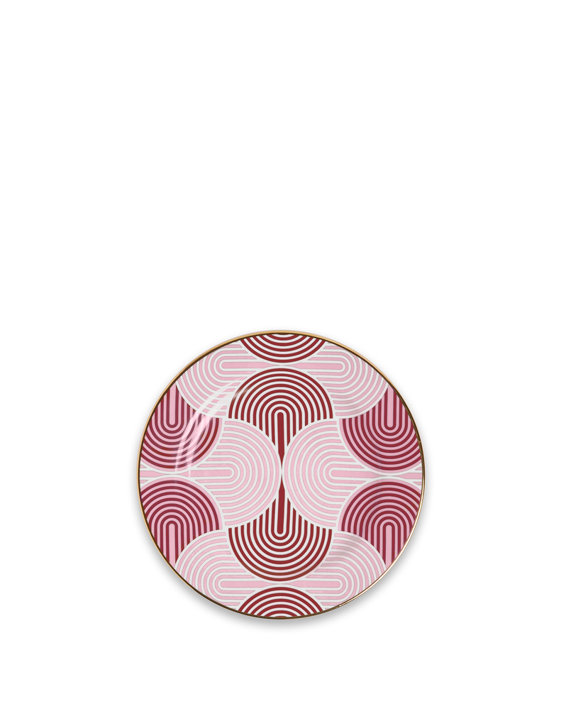 La DoubleJ Dessert Plate Set of 2 La DoubleJ Dessert Plate Set of 2 Slinky Rosso DIS0048CER001SLI0004