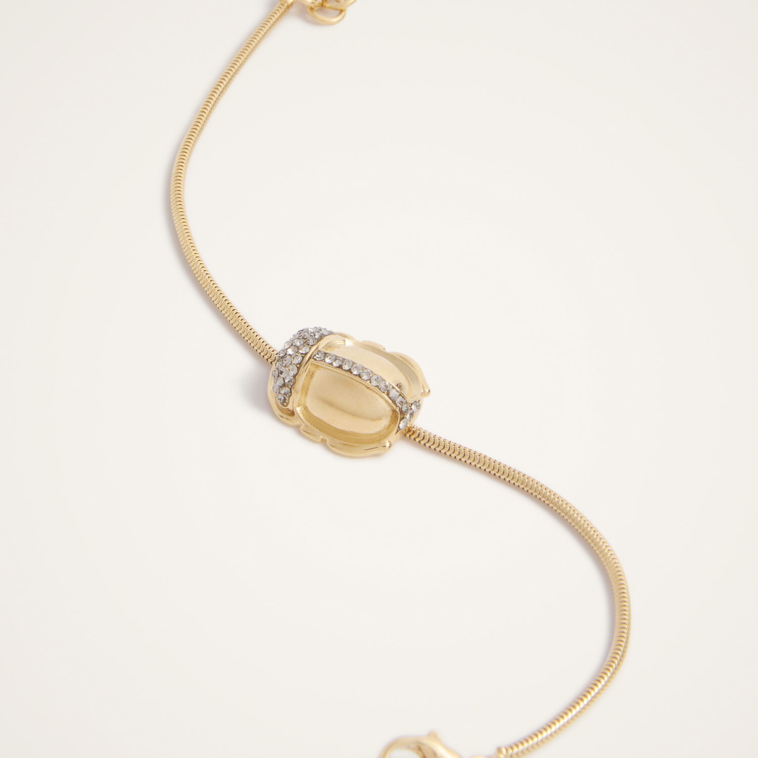  La Doublej Bracelets Women - Khepri Bracelet 24k Gold Plate & Rhinestone One Size 95% Brass 5% Crystal 