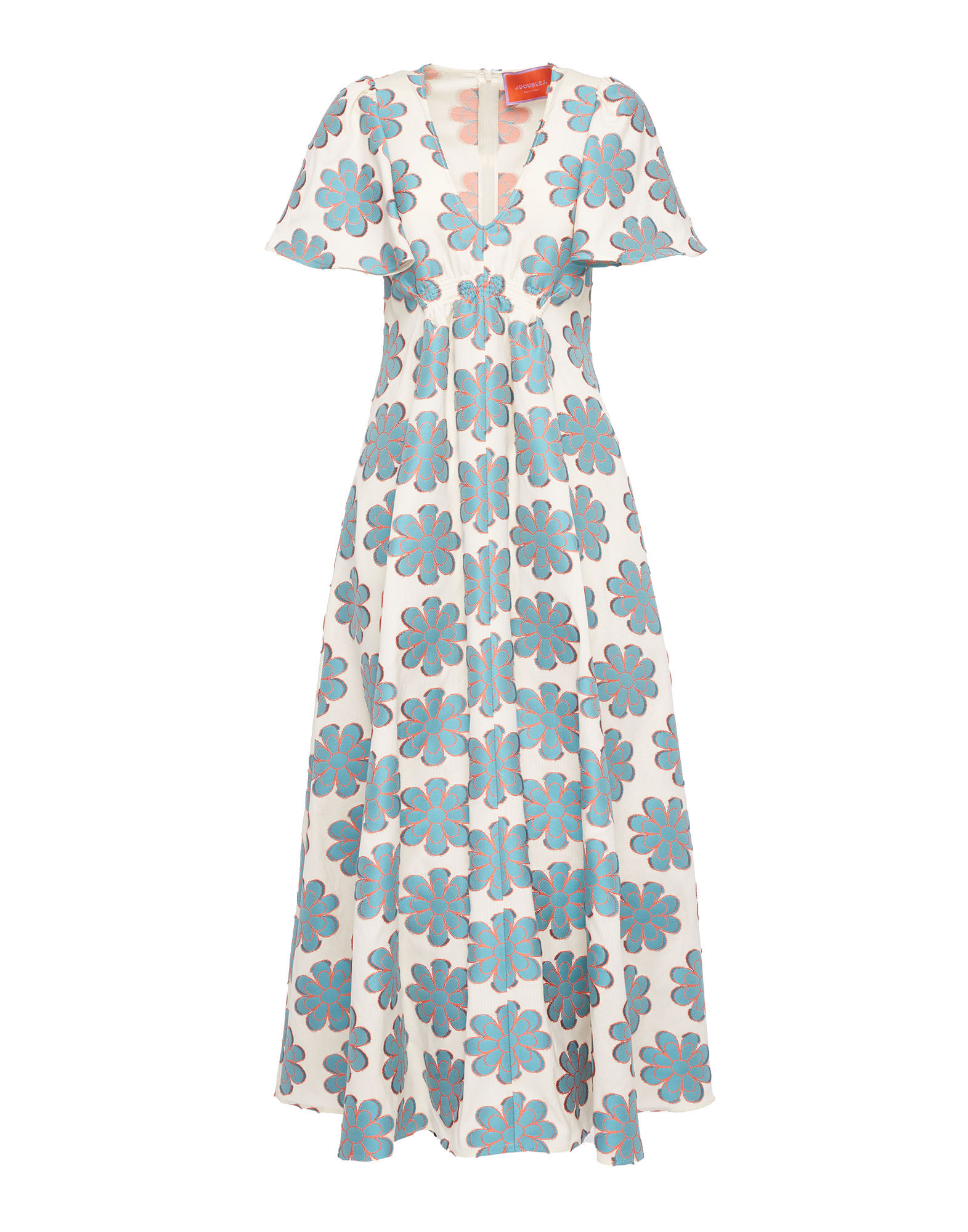 La DoubleJ Proper Dress Daisy Turquoise DRE0332JAC028DAY0011