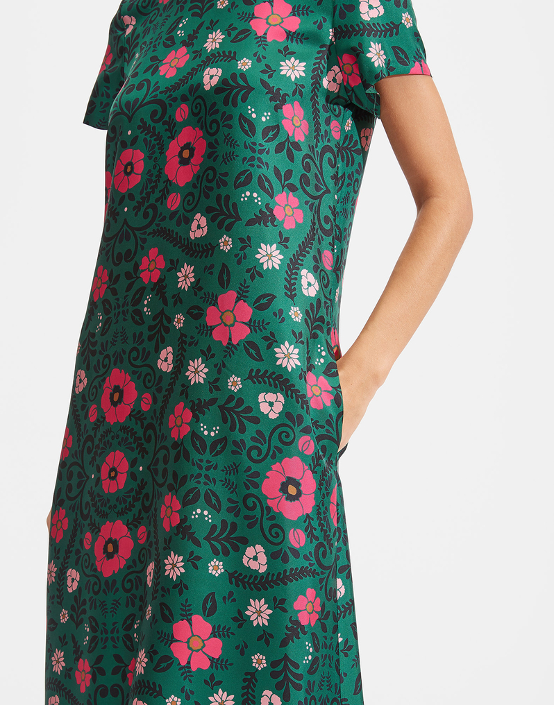 LaDoubleJ Swing Dress LaDoubleJ Swing Dress Heckfield Verde DRE0001SIL001HEC0002