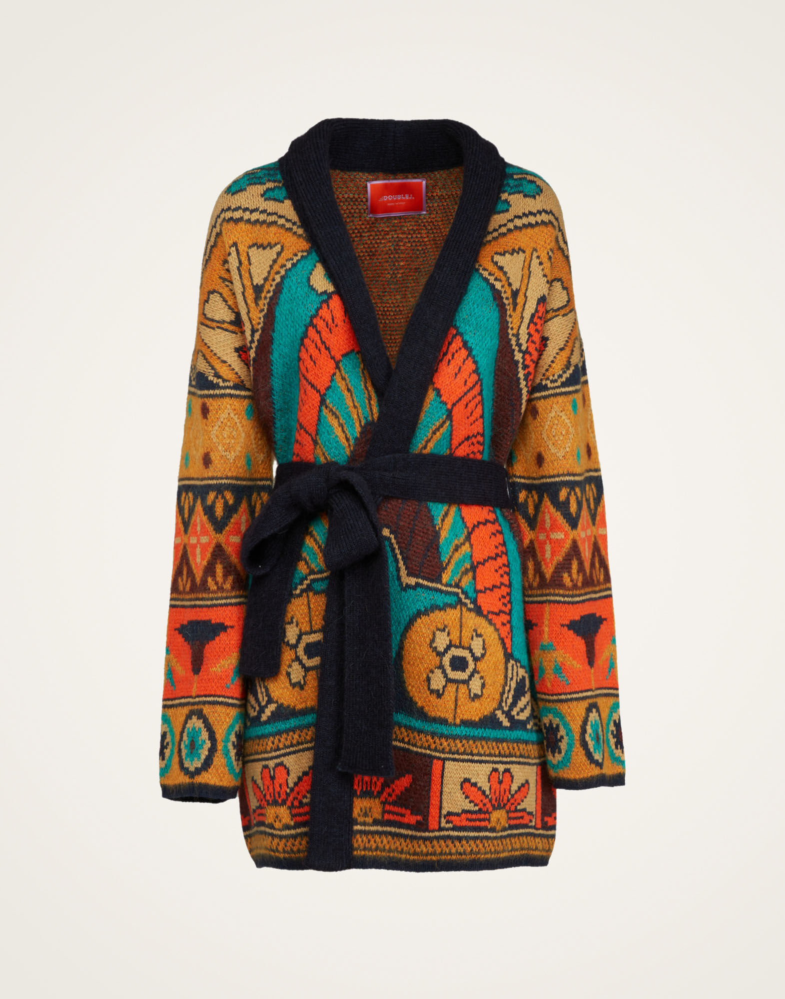 La DoubleJ Philae Cardigan Philae Plac&eacute;e PUL0164KNI089VA191MU01