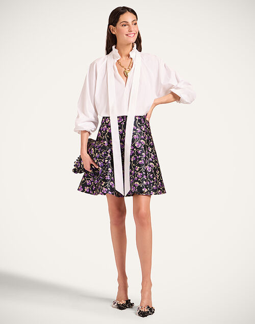 La DoubleJ Mini Dolce Vita Skirt Honeysuckle Black SKI0161JCQ128HNY02BL01