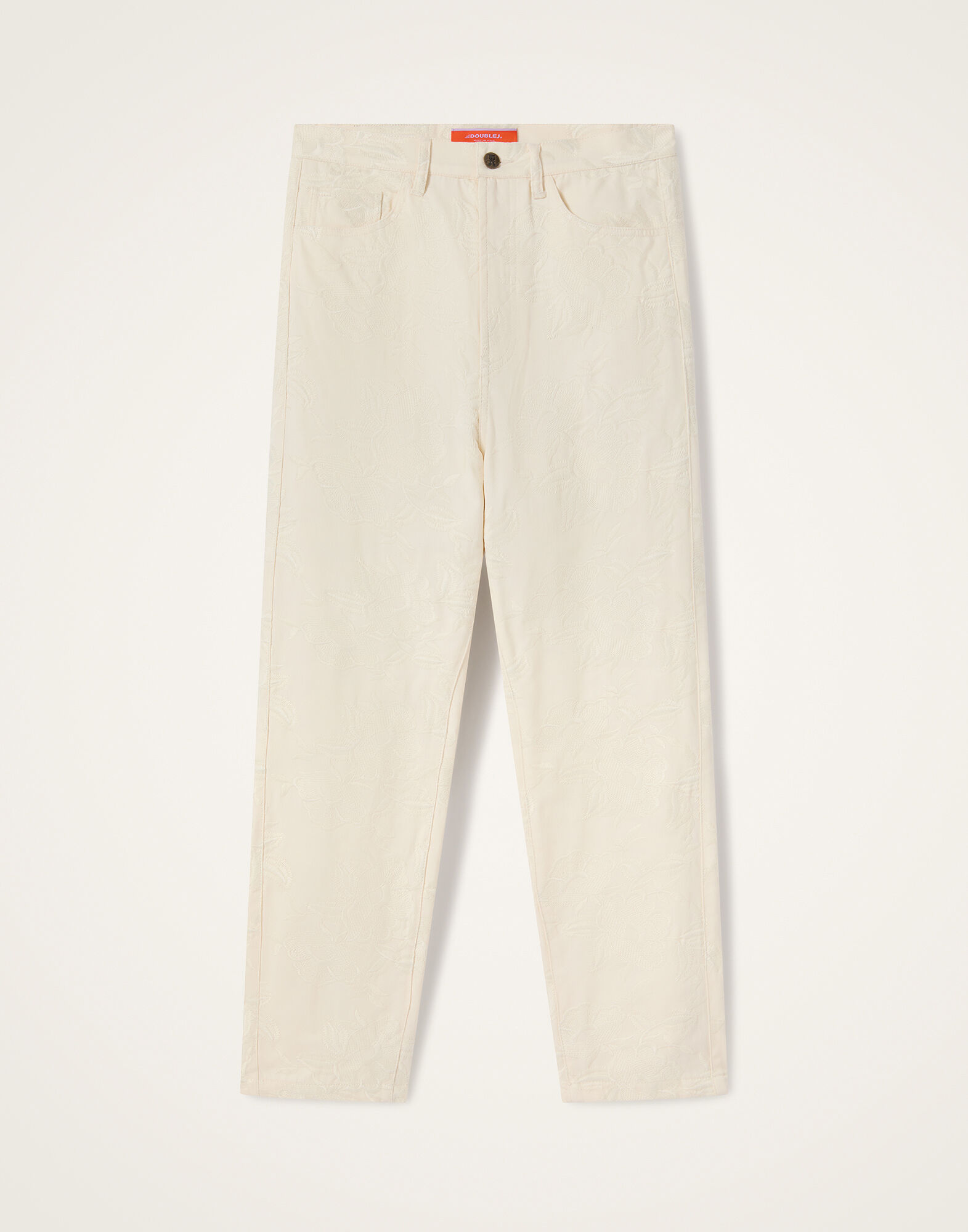 La DoubleJ Fancy Pants Solid Ecru TRO0196COT086SOLIDBR05