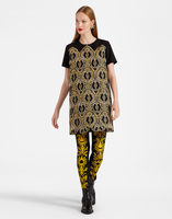La DoubleJ Flocked Tights La DoubleJ Flocked Tights Black & Yellow SOC0014NYL010VA288YE02